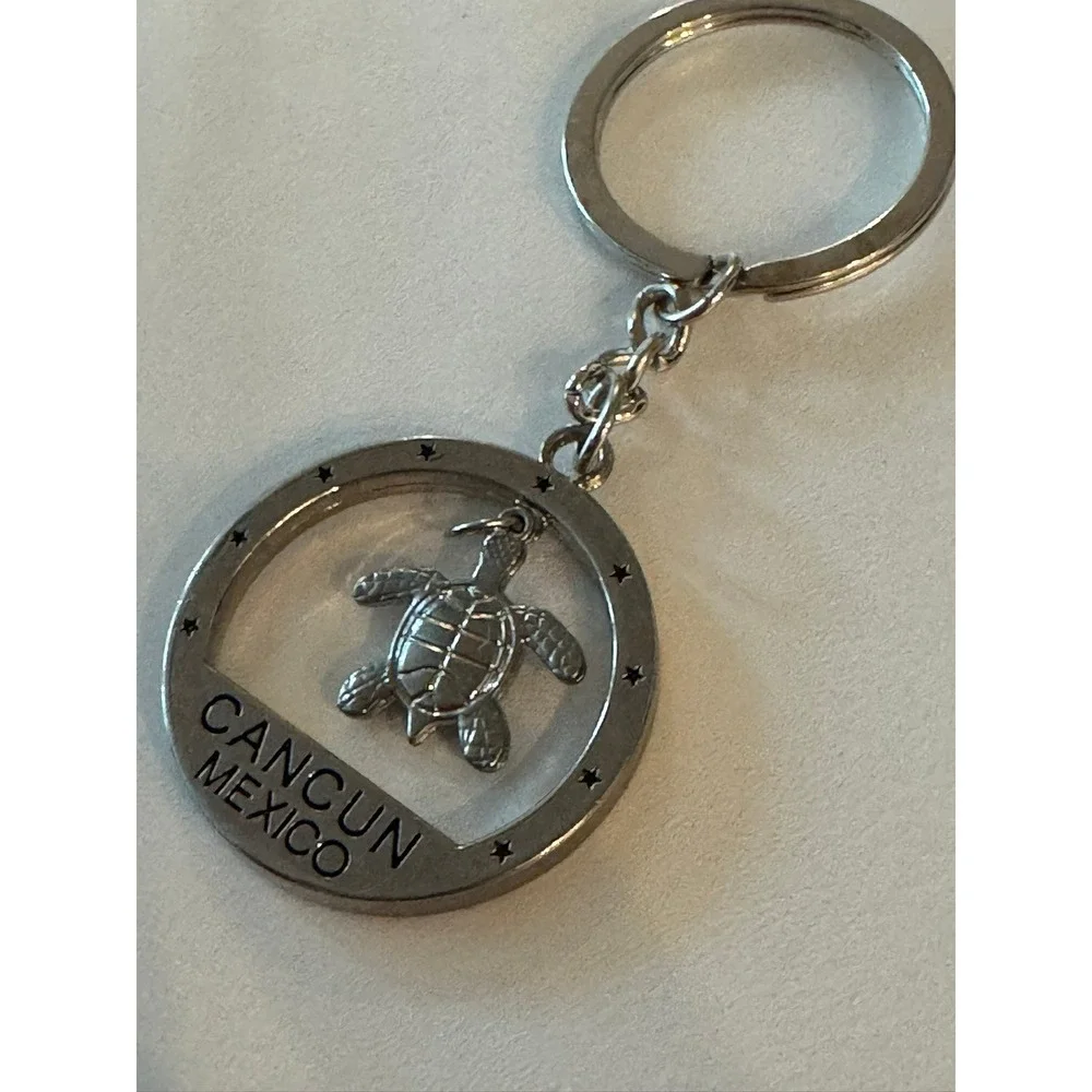 Riviera Maya Mexico‎ Turtle Keychain Souvenir Metal Charm